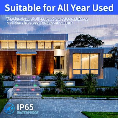 Multicolore LED matrimonio Natale compleanno Step Outdoor Lights con sensore di movimento