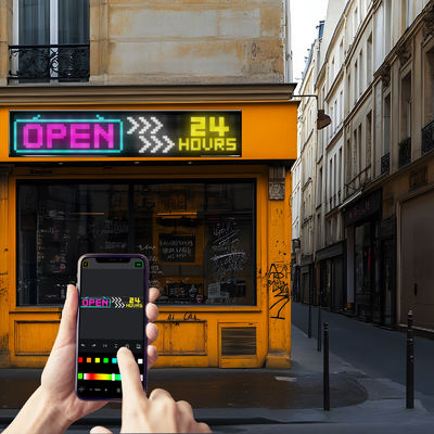 3500 Nits Brightness 100 Lifetime LED Flexible Matrix Panel Screen con display flessibile e 16*96plus Pixel Size