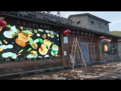 schermo LED olografico trasparente P6.25 con sistema di controllo della luce a colori