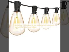 Aggiungi un tocco di eleganza al tuo matrimonio con luci da patio e tensione di ingresso AC 110V/220V