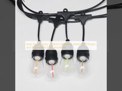 Luci esterne solari automatiche accese/spente con design impermeabile e ombrello in vetro rinforzato